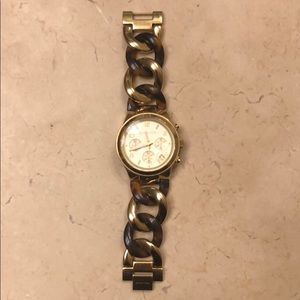 Michael Kors tortoise shell watch